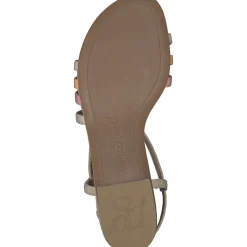 Paul Green SANDALS|Shoe Laces|Topper Sandal Biscuit Rose Apricot Combo