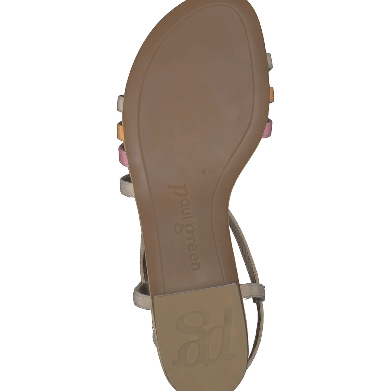 Paul Green SANDALS|Shoe Laces|Topper Sandal Biscuit Rose Apricot Combo