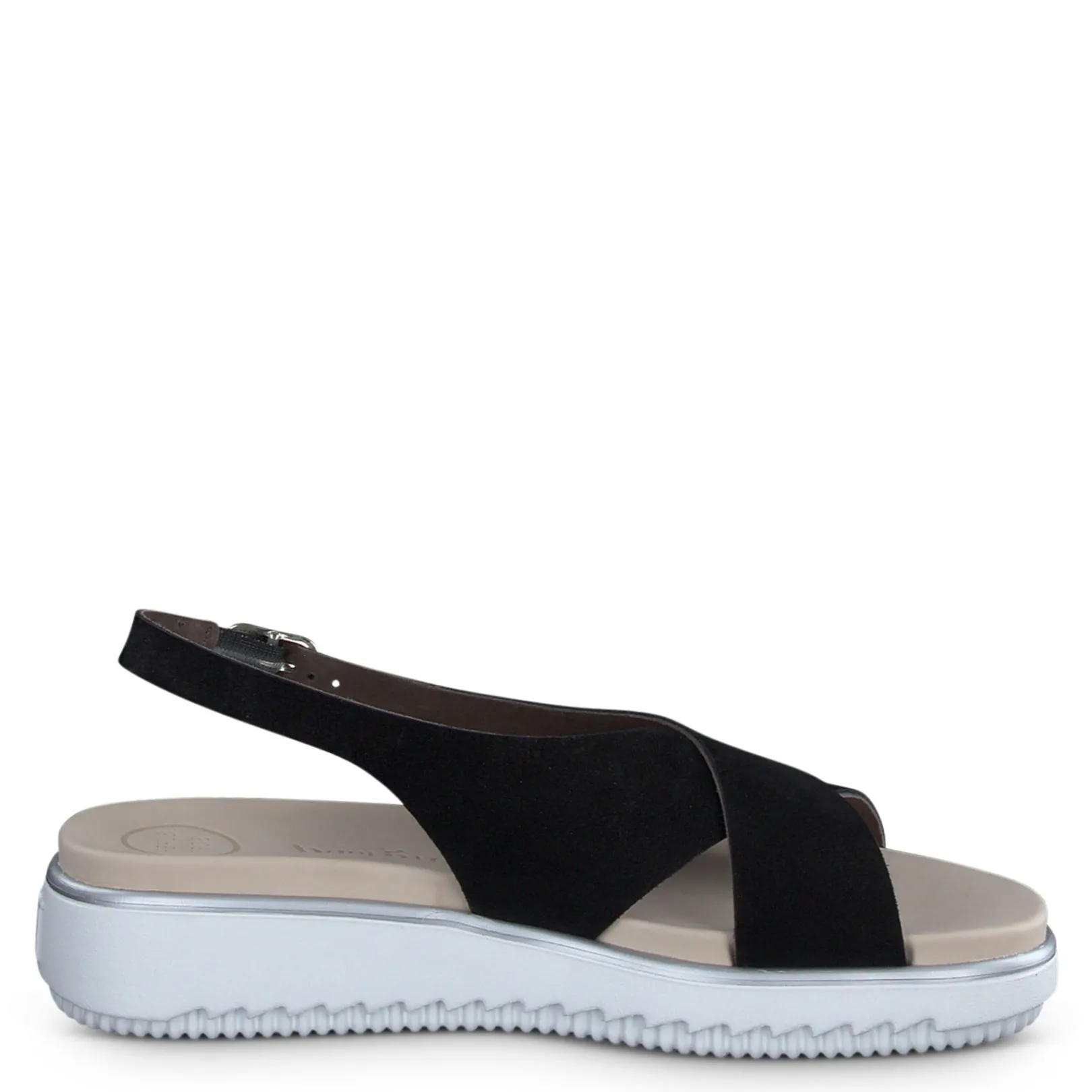 Paul Green SALE|Trixie Sandal Black Sportnubuk