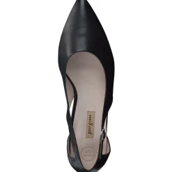 Paul Green LOAFERS/FLATS|Tyra Flat Black Leather