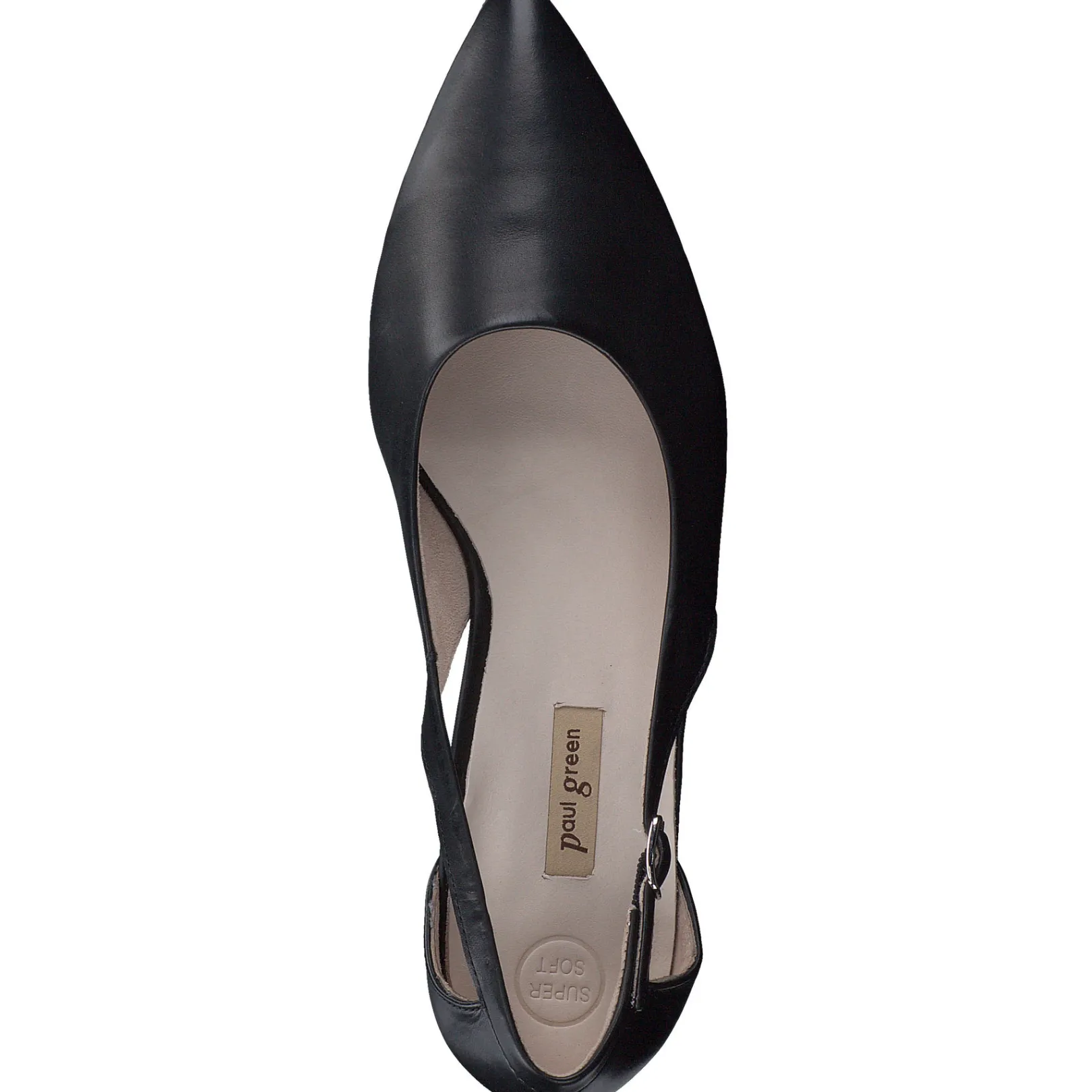 Paul Green LOAFERS/FLATS|Tyra Flat Black Leather