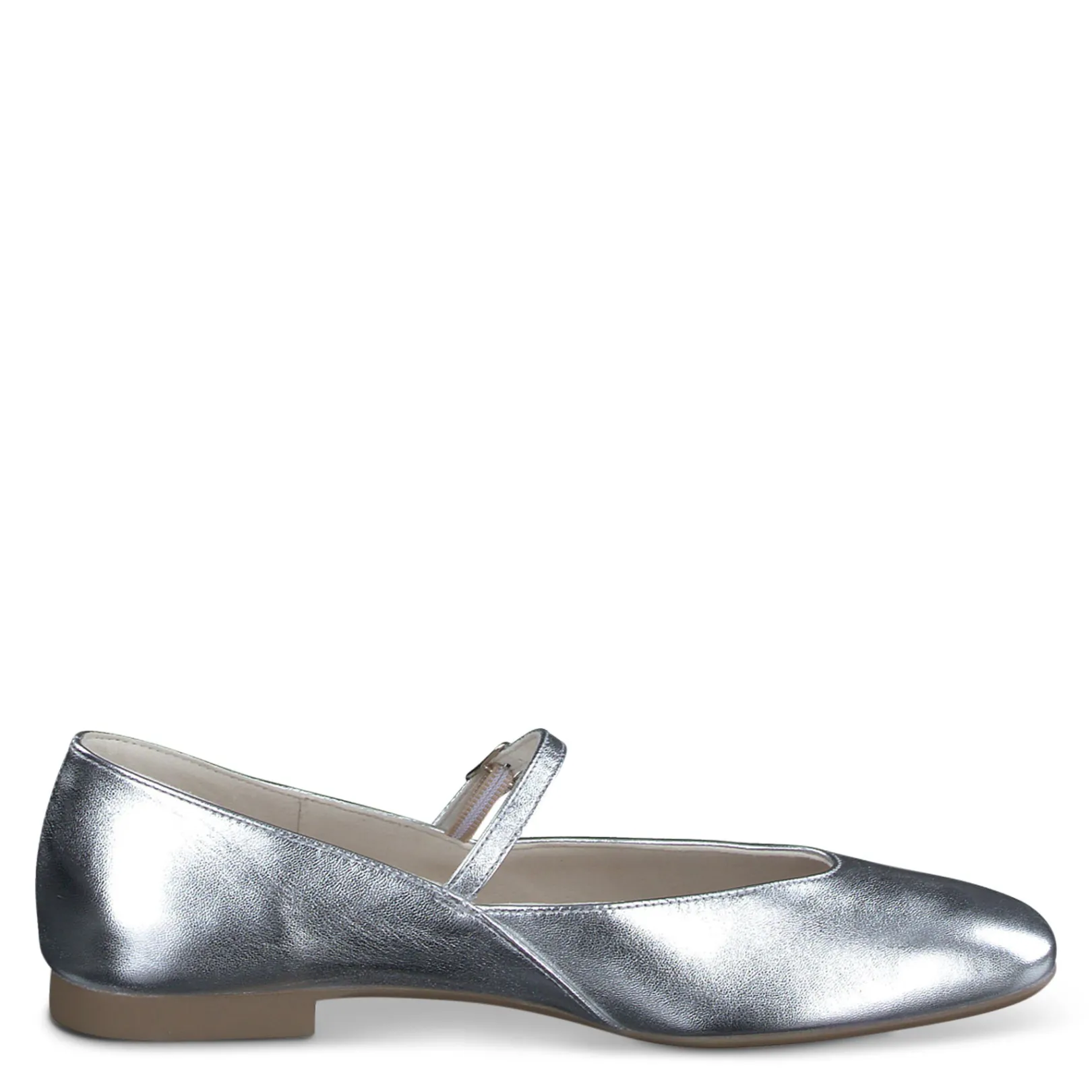 Paul Green LOAFERS/FLATS|Vanna Mary Jane Flat alu metallic nappa