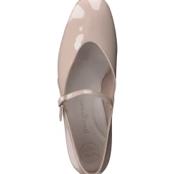 Paul Green LOAFERS/FLATS|Vanna Mary Jane Flat frappe soft patent