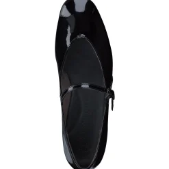 Paul Green LOAFERS/FLATS|Vanna Mary Jane Flat black soft patent